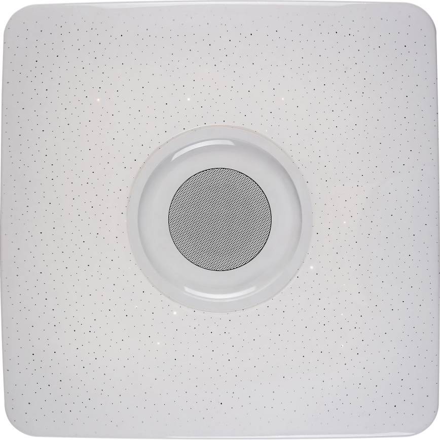 Rabalux - LED RGB prigušivo stropno svjetlo s ugrađenim zvučnikom LED/18W/230V 3000-6000K Bluetooth + daljinski upravljač 36,5x36,5 cm