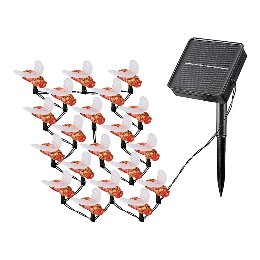 Rabalux - LED Solarni lanac 20xLED/0,06W/1,2V IP44 600 mAh