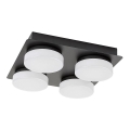 Rabalux - LED stropna kupaonska svjetiljka 4xLED/5,2W/230V IP44 crna