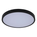 Rabalux - LED stropna kupaonska svjetiljka s prigušivanjem LED/36W/230V 3000-6000K IP44 promjer 42 cm crna + daljinski upravljač