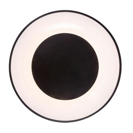 Rabalux - LED stropna svjetiljka s prigušivanjem LED/38W/230V crna 3000-6500K + daljinski upravljač promjer 48 cm