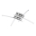 Rabalux - LED Stropna svjetiljka 4xLED/6W/230V 48x66,5 cm
