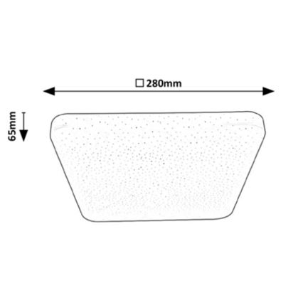 Rabalux - LED Stropna svjetiljka LED/12W/230V