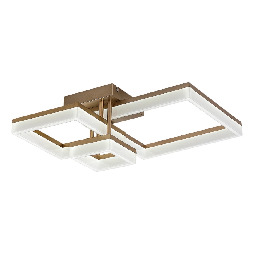 Rabalux - LED Stropna svjetiljka LED/22W/230V 3000/4000/6500K zlatna 47x47 cm