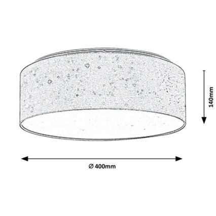 Rabalux - LED Stropna svjetiljka LED/22W/230V krem