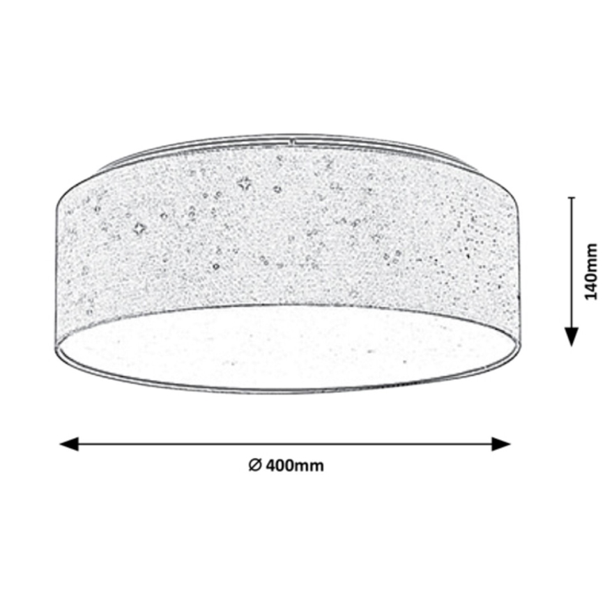Rabalux - LED Stropna svjetiljka LED/22W/230V krem