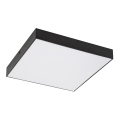 Rabalux - LED stropna svjetiljka LED/24W/230V 2800-6000K IP44 crna 30x30 cm