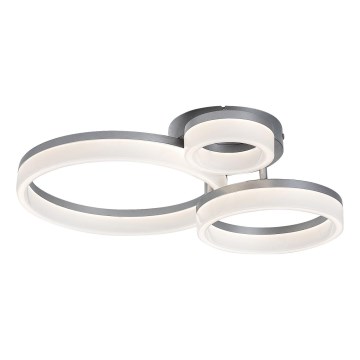 Rabalux - LED stropna svjetiljka LED/24W/230V 3000/4000/6500K 38x51 cm matirani krom