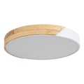 Rabalux - LED stropna svjetiljka LED/24W/230V bijela/hrast