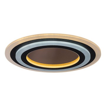 Rabalux - LED stropna svjetiljka s prigušivanjem LED/56W/230V 3000/4000/6000K mat krom/crna + daljinski upravljač