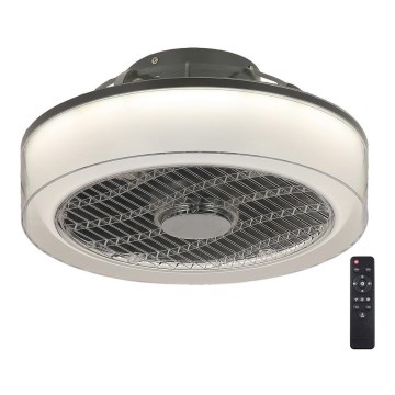 Rabalux - LED stropna svjetiljka s ventilatorom, prigušivač svjetla, LED/30W/230V 3000-6000K + daljinski upravljač
