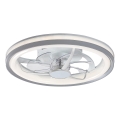 Rabalux - LED stropna svjetiljka s ventilatorom, prigušivač svjetla, LED/40W/230V 3000/4000/6000K Wi-Fi + daljinski upravljač