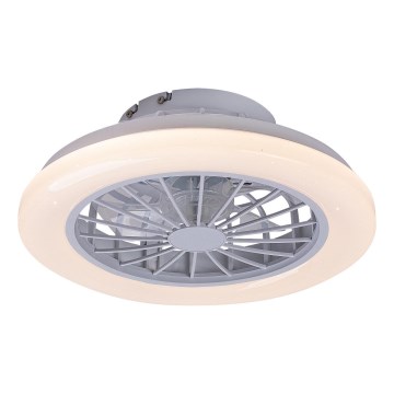 Rabalux - LED stropna svjetiljka s ventilatorom s mogućnošću prigušivanja LED/24W/230V 3000-6500K + daljinski upravljač