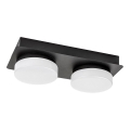 Rabalux - LED stropna svjetiljka za kupaonicu 2xLED/5,5W/230V IP44 crna