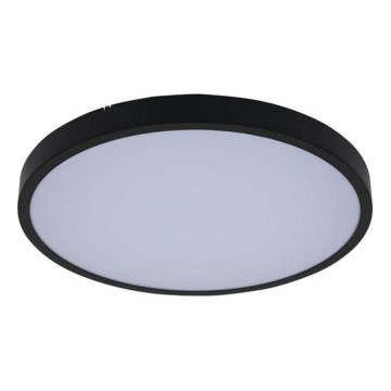 Rabalux - LED stropna svjetiljka za kupaonicu LED/18W/230V 3000/4000/6000K IP44 promjer 30,5 cm crna