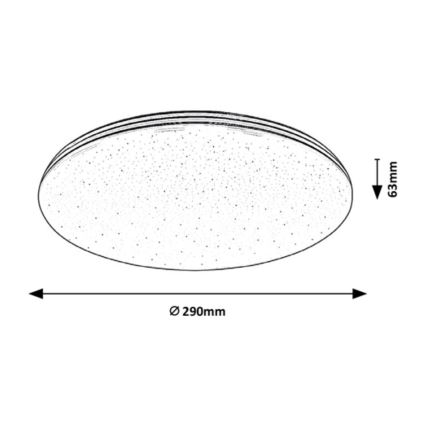 Rabalux - LED Stropna svjetiljka za kupaonicu LED/20W/230V IP44