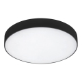 Rabalux - LED stropna svjetiljka za kupaonicu LED/24W/230V 2800K/4000K/6000K IP44 crna pr. 30 cm