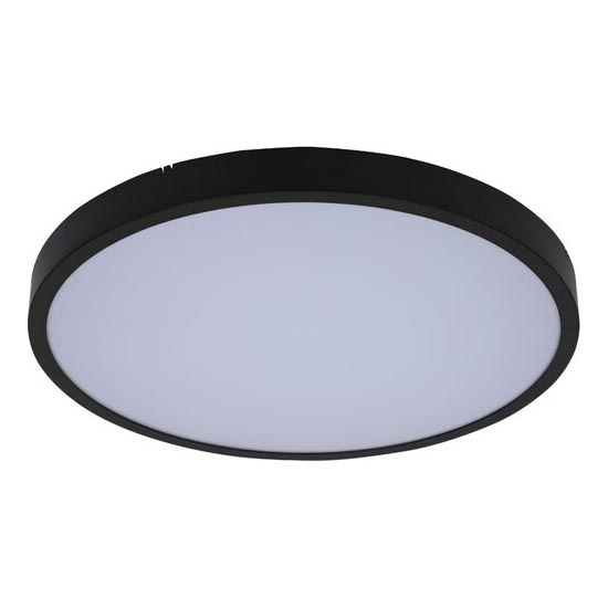 Rabalux - LED Stropna svjetiljka za kupaonicu LED/24W/230V 3000/4000/6000K IP44 pr. 35,5 cm crna