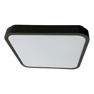 Rabalux - LED Stropna svjetiljka za kupaonicu LED/36W/230V 3000/4000/6000K IP44 42x42 cm crna