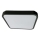 Rabalux - LED Stropna svjetiljka za kupaonicu LED/36W/230V 3000/4000/6000K IP44 42x42 cm crna