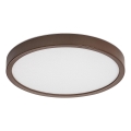 Rabalux - LED stropno svjetlo za kupaonicu LED/18W/230V 3000/4000/6000K Ø 29 cm IP44 smeđa