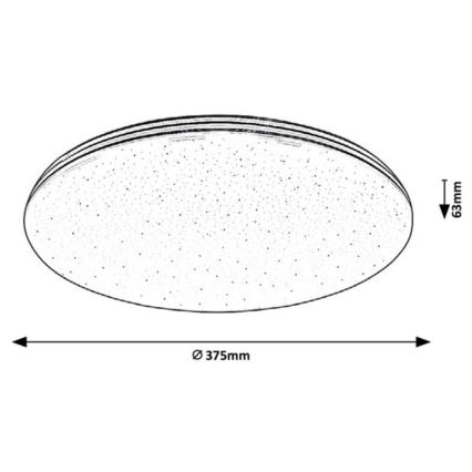 Rabalux - LED Kupaonsko stropno svjetlo LED/30W/230V IP44 pr. 37,5 cm