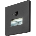 Rabalux - LED svjetlo za stepenište s senzorom pokreta i sumraka LED/1W/230V 3000/4500/6500K crno