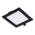 Rabalux - LED Ugradbena svjetiljka LED/6W/230V 12x12 cm crna