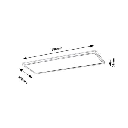 Rabalux - LED Ugradbeni panel LED/22W/230V