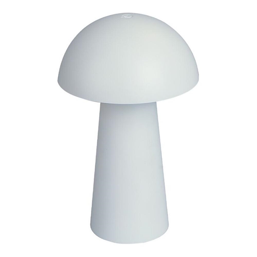 Rabalux - LED vanjska lampa s dodirnim upravljanjem i prigušivanjem, punjiva, LED/1,5W/5V, IP44, 1200 mAh, USB, bijela