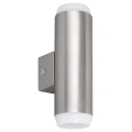 Rabalux - LED Vanjska Zidna svjetiljka 2xLED/4W/230V IP44 saten krom