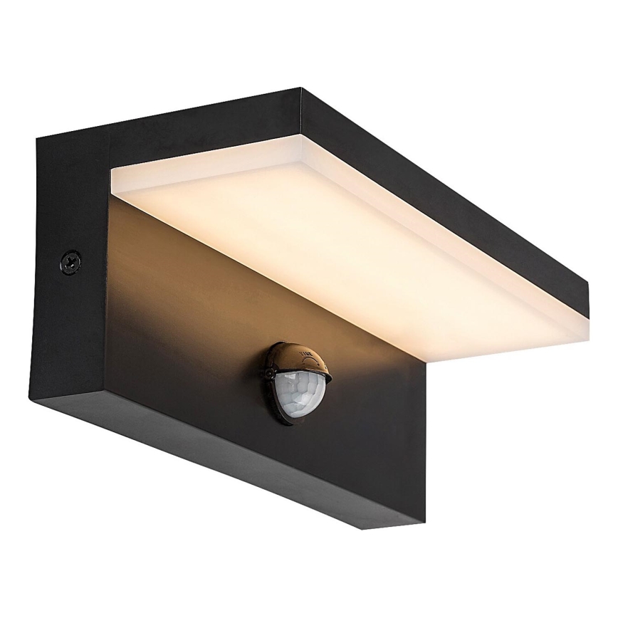 Rabalux - LED Vanjska zidna svjetiljka sa senzorom LED/9W/230V 2700/4000/6500K IP54 crna