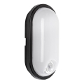 Rabalux - LED vanjsko stropno svjetlo sa senzorom LED/15W/230V IP65 crno