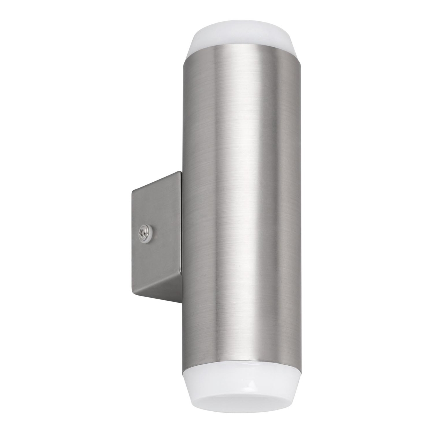 Rabalux - LED vanjsko zidno svjetlo 2xLED/4W/230V satinirani mat krom IP44
