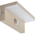 Rabalux - LED vanjsko zidno svjetlo s senzorom LED/9W/230V IP54 bež