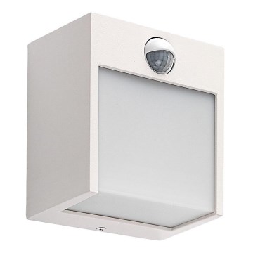 Rabalux - LED vanjsko zidno svjetlo sa senzorom LED/12W/230V bijela IP44