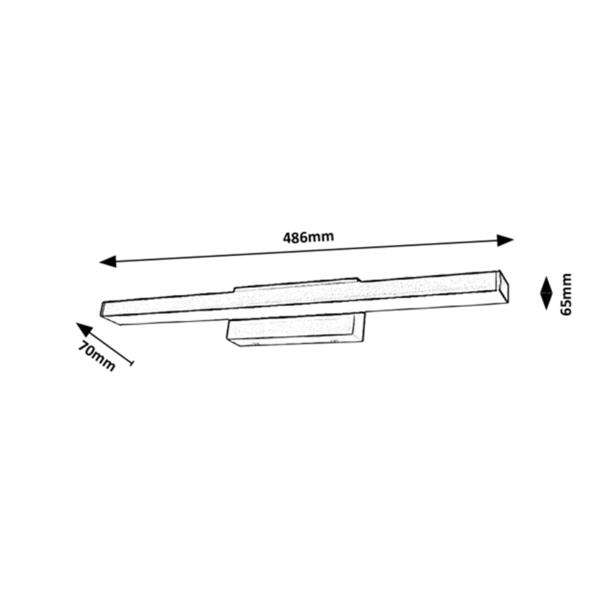 Rabalux - LED Zidna svjetiljka za kupaonicu LED/12W/230V IP44