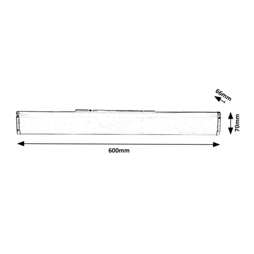 Rabalux - LED Zidna svjetiljka za kupaonicu LED/14W/230V IP44