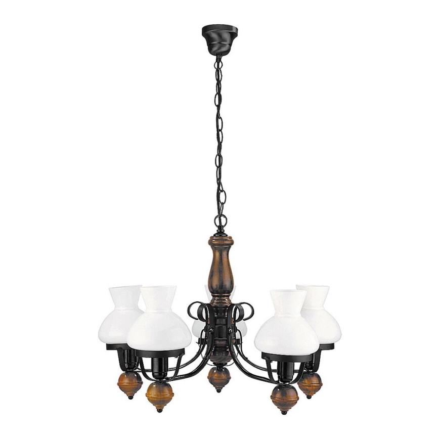 Rabalux - Luster na lancu 5xE27/60W/230V orah