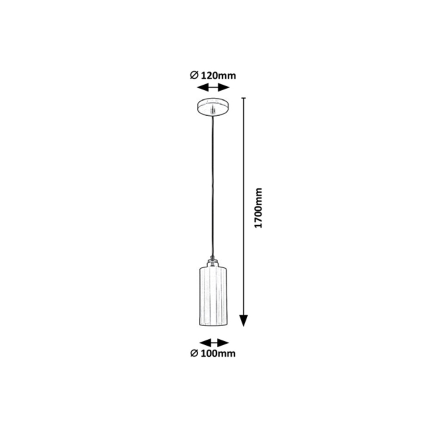 Rabalux - Luster na sajli 1xE27/40W/230V