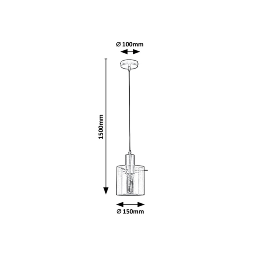 Rabalux - Luster na sajli 1xE27/40W/230V