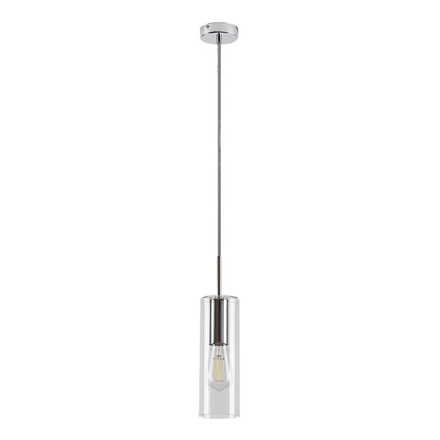 Rabalux - Luster na sajli 1xE27/40W/230V prozirna/sjajni krom