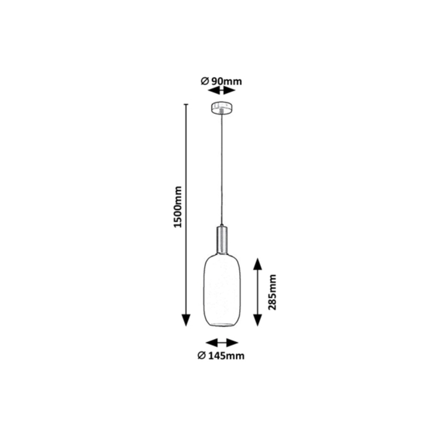 Rabalux - Luster na sajli 1xE27/60W/230V