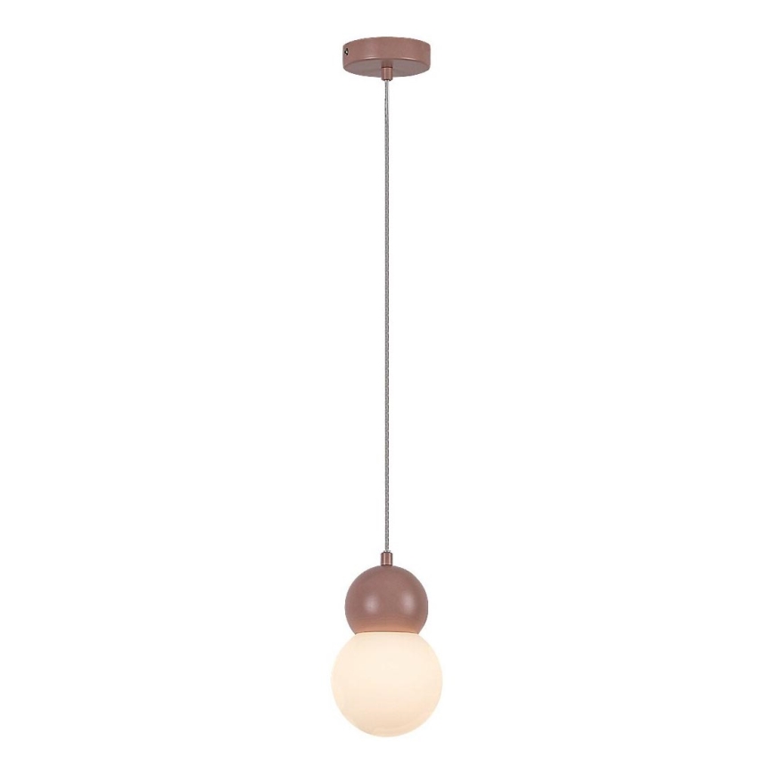 Rabalux - Luster na sajli 1xG9/38W/230V ružičasta