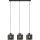 Rabalux - Luster na sajli 3xE27/40W/230V crna