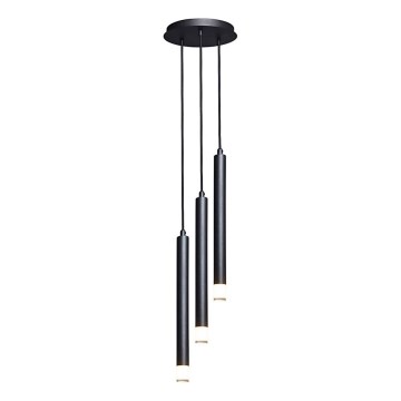 Rabalux - Luster na sajli 3xG9/5W/230V crna