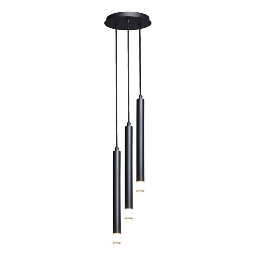 Rabalux - Luster na sajli 3xG9/5W/230V crna