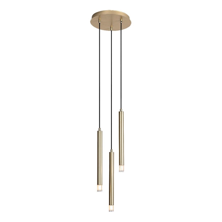 Rabalux - Luster na sajli 3xG9/5W/230V zlatna