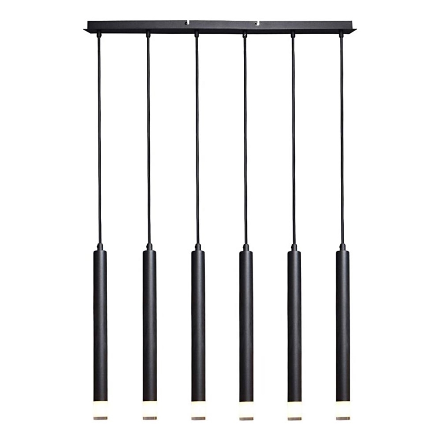 Rabalux - Luster na sajli 6xG9/5W/230V crna