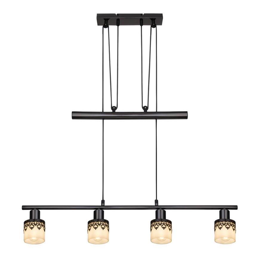 Rabalux - Luster na sajli LACEY 4xE14/40W/230V